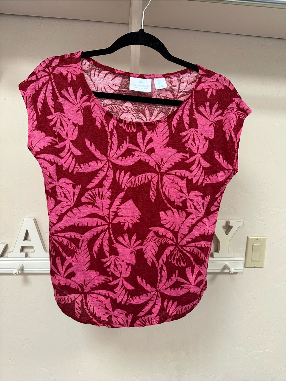 Cynthia Rowley Womens Linen top